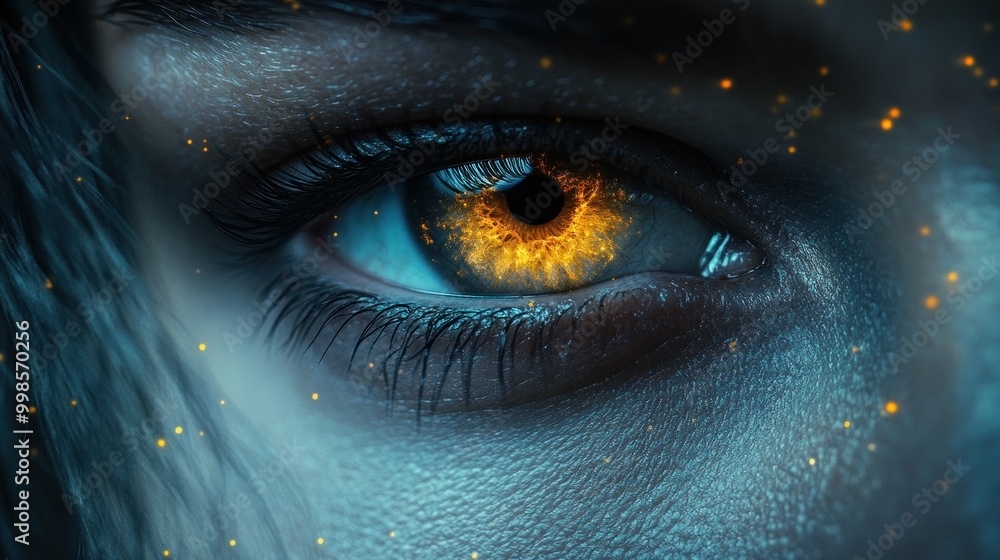 Mystical Eye with Fire Mystical Eye with Fire