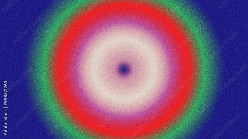 Grainy Vibrant Radial Pattern with Colorful Concentric Circles Grainy Vibrant Radial Pattern with Colorful Concentric Circles