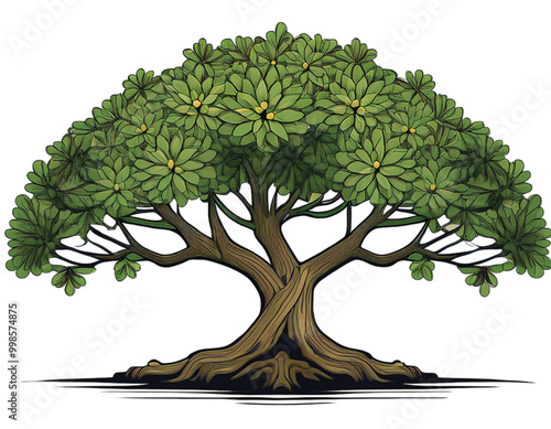 tree with green leaves