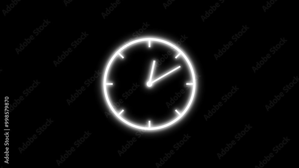 Analog Clock Icon Illustration Background. Analog Clock Icon Illustration Background.
