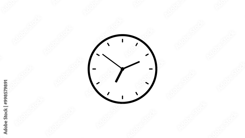 Analog Clock Icon Illustration Background. Analog Clock Icon Illustration Background.