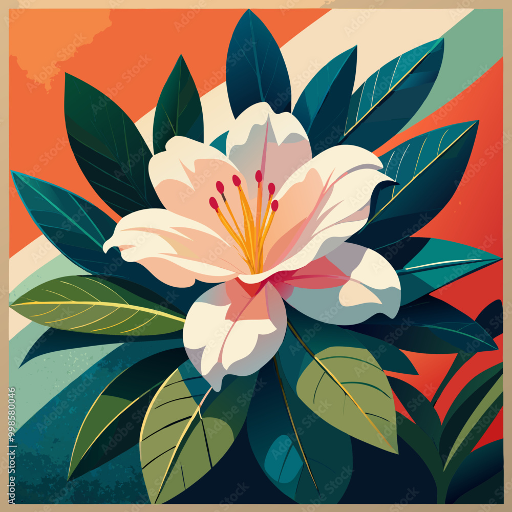 illustration of a flower illustration of a flower