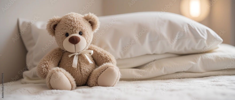 teddy bear on the bed
teddy bear on the bed