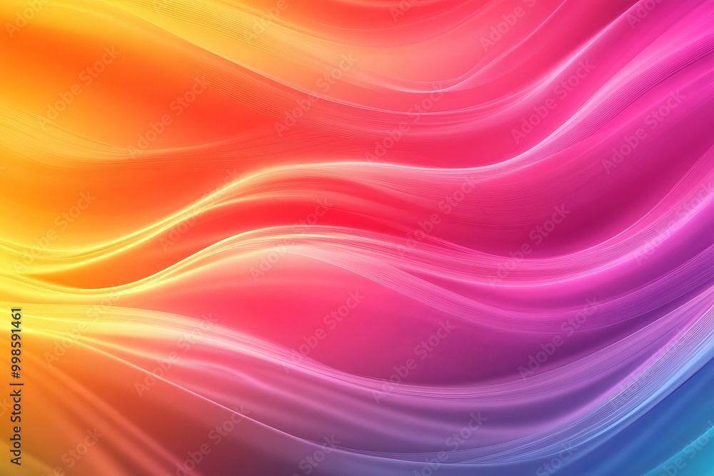 colorful wavy abstract background with vibrant gradients and smooth lines colorful wavy abstract background with vibrant gradients and smooth lines