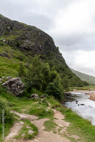 Scenery in Glen nevis scotland