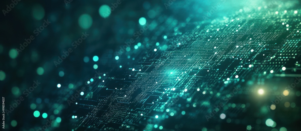 Abstract background with glowing lines and particles, representing technology and connectivity. Abstract background with glowing lines and particles, representing technology and connectivity.
