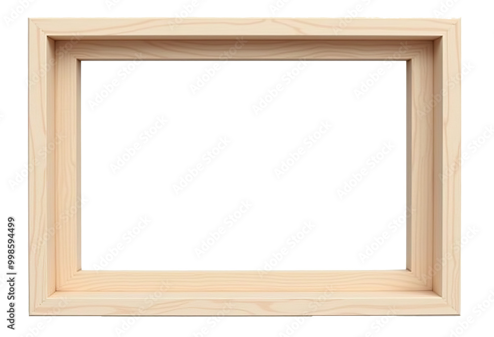 Wooden Window Frame Isolated on Transparent Background Wooden Window Frame Isolated on Transparent Background