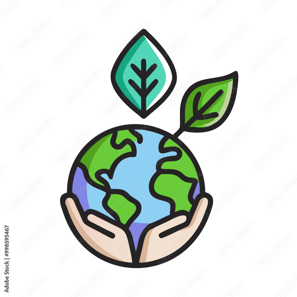 Logo, icon, emblem, sign on the theme ecology, environmental protection, nature protection, saving the planet. Logo, icon, emblem, sign on the theme ecology, environmental protection, nature protection, saving the planet.