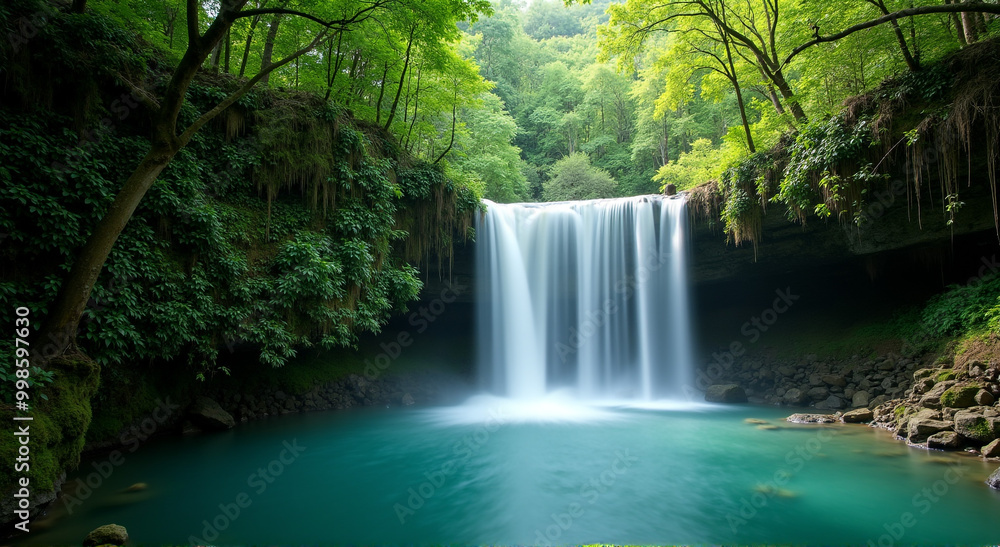 waterfall in the jungle waterfall in the jungle