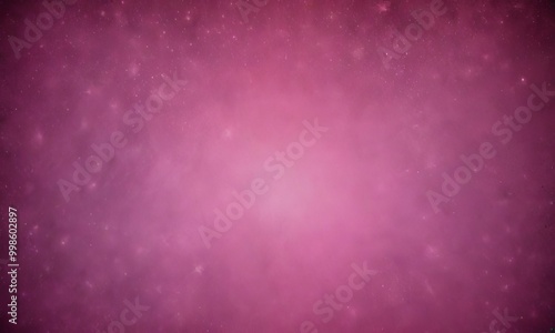 a gradient background transitioning from a deep purple at the top to a lighter shade at the bottom, with small white specks scattered throughout