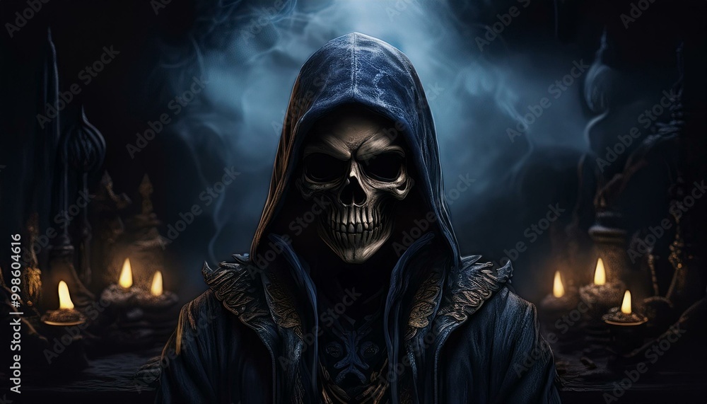 scary halloween vampire with skull scary halloween vampire with skull