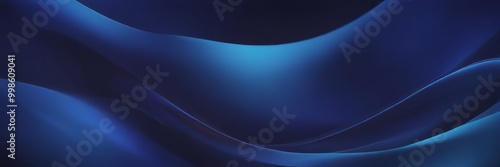 a gradient of blue hues, transitioning from a deep navy at the top to a lighter shade at the bottom, creating a sense of depth and movement