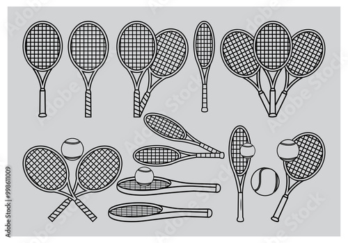 Tennis Racket Svg, Tennis Racket Silhouette, Sports, Tennis Racket Outline, Tennis Racket Sports, Racket Svg, Racket Silhouette ,Vector, Clipart, 