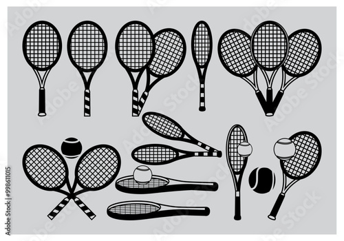 Tennis Racket Svg, Tennis Racket Silhouette, Sports, Tennis Racket Outline, Tennis Racket Sports, Racket Svg, Racket Silhouette ,Vector, Clipart, 