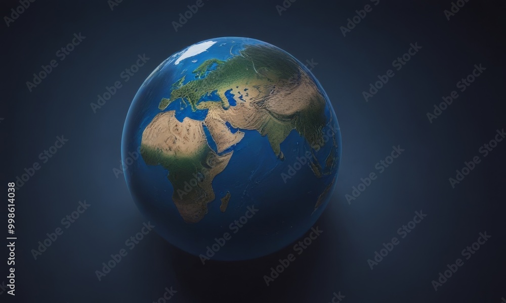 A of the Earth, with the continents and oceans clearly visible, set against a dark background A of the Earth, with the continents and oceans clearly visible, set against a dark background