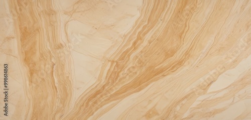 a close-up view marble surface with a swirling pattern of light and dark brown hues, creating a sense of movement and texture