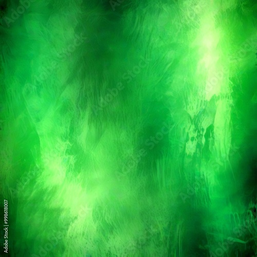 a textured green background with a subtle gradient effect, creating a sense of depth and movement