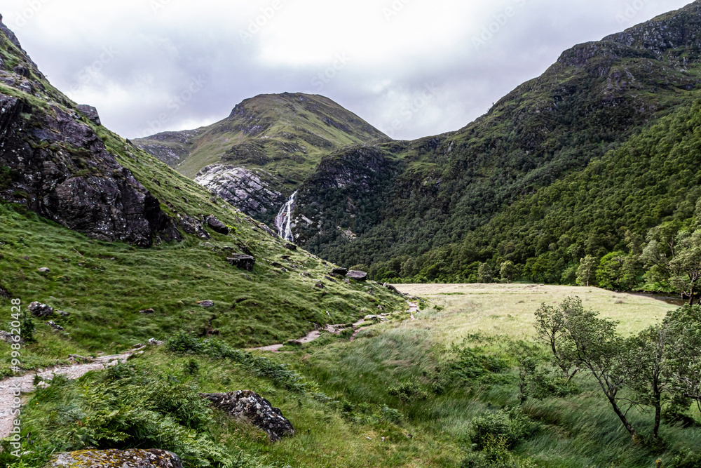 Scenery in Glen nevis scotland Scenery in Glen nevis scotland