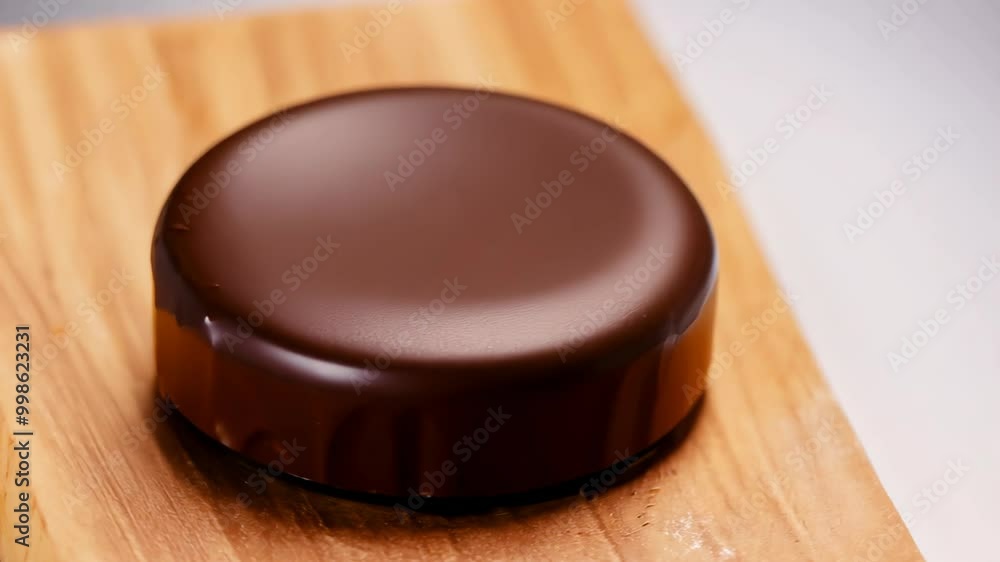chocolate cake on a wooden table chocolate cake on a wooden table