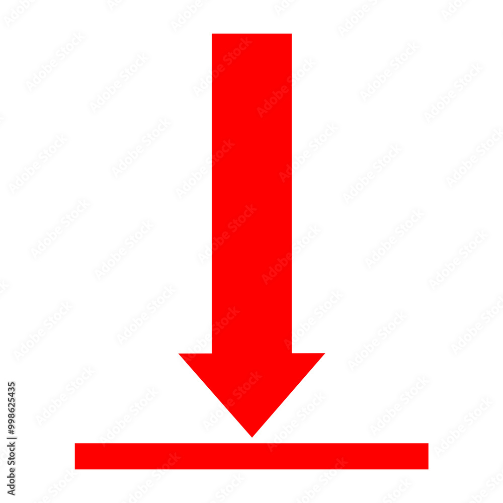 Red Download icon Red Download icon