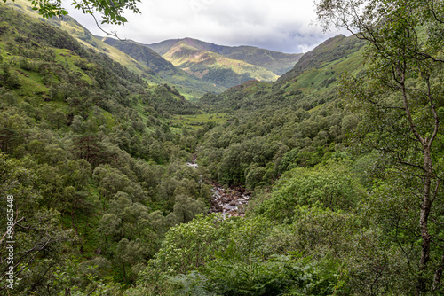 Scenery in Glen nevis scotland