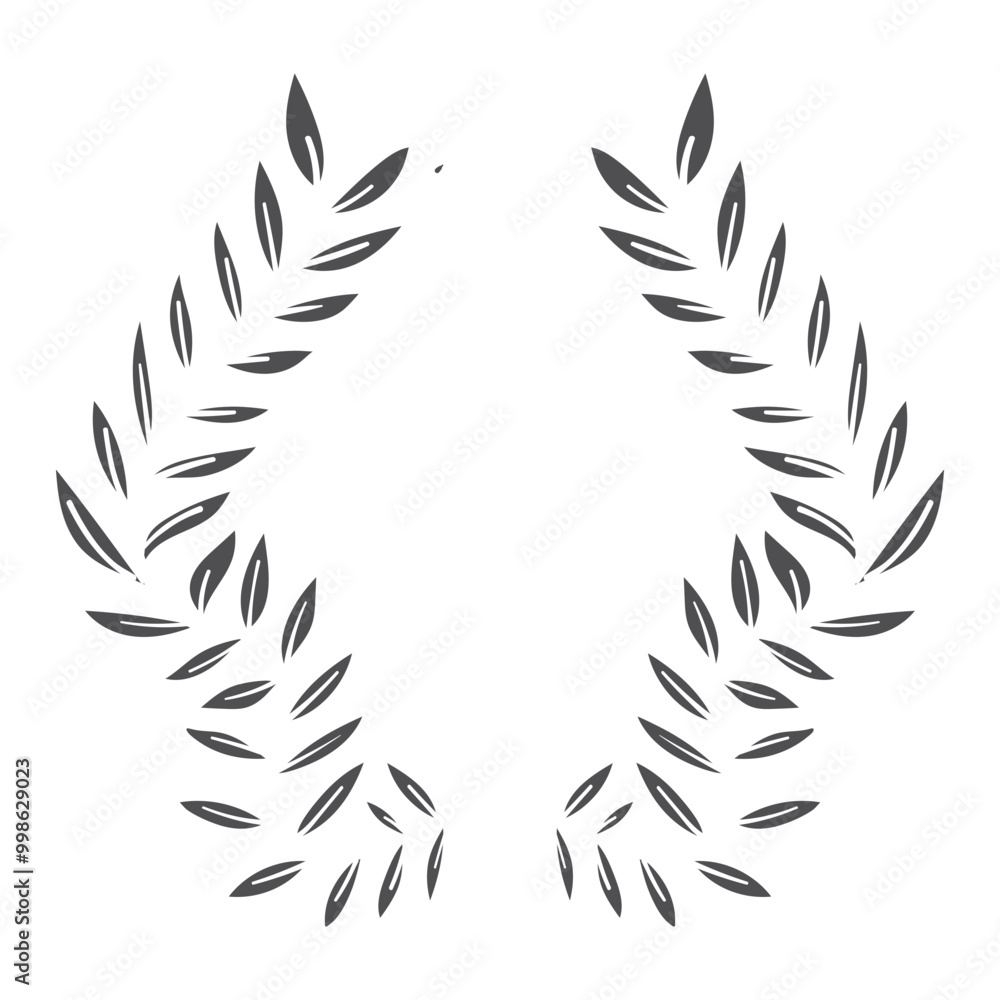 Obraz premium Wedding decorative ornaments silhouette elements. Vector illustration