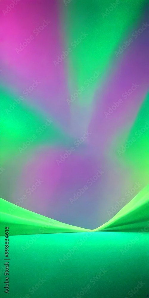 a vibrant abstract composition with a gradient of green and purple hues, creating a sense of depth and movement The central focus is a green and purple gradient, with a a vibrant abstract composition with a gradient of green and purple hues, creating a sense of depth and movement The central focus is a green and purple gradient, with a