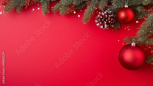 Wallpaper Mural Merry Christmas and Happy New Year holiday background Torontodigital.ca