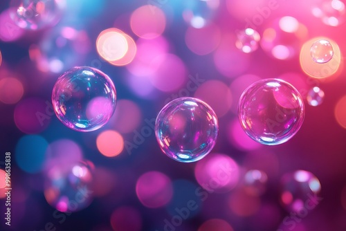 abstract background with bubbles