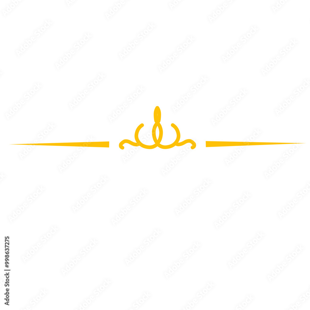 Gold Text Divider Vector Gold Text Divider Vector