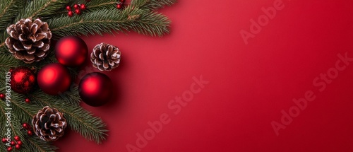 Wallpaper Mural Merry Christmas and Happy New Year holiday background Torontodigital.ca