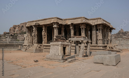 Vithala Temple Complex in Hampi. Karnataka. India. photo