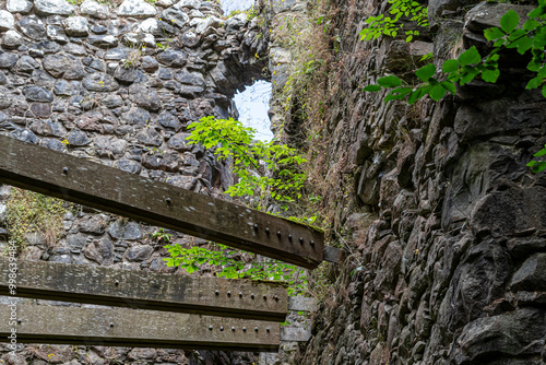 Invergarry Castle on Loch Oich, scotland photo