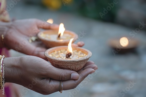 Autumn radiance: Sharad Purnima, the brightest full moon of the year with reverence and cultural practices, celebrating abundance, health, and the divine blessings with this auspicious night photo