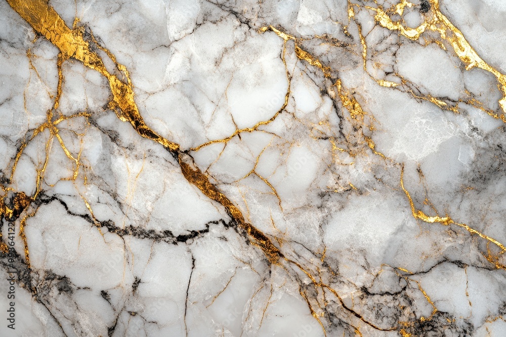 Elegant white marble with striking gold veins, perfect for luxury designs, interiors, and backgrounds. Elegant white marble with striking gold veins, perfect for luxury designs, interiors, and backgrounds.
