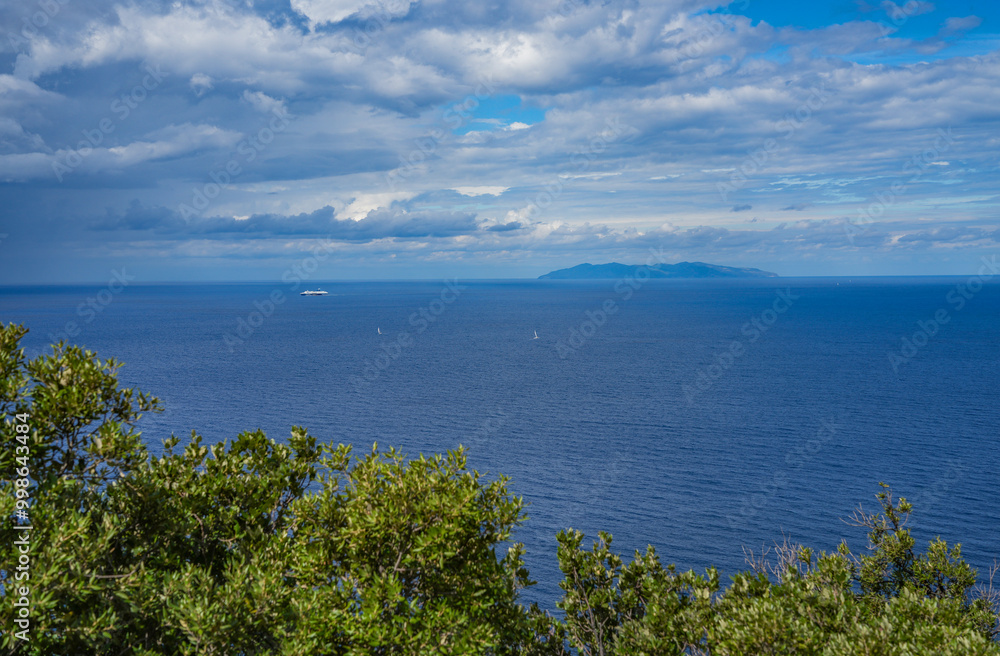 Beautiful summer landscape of Elba Island, Tuscany, Italy, Europe Beautiful summer landscape of Elba Island, Tuscany, Italy, Europe