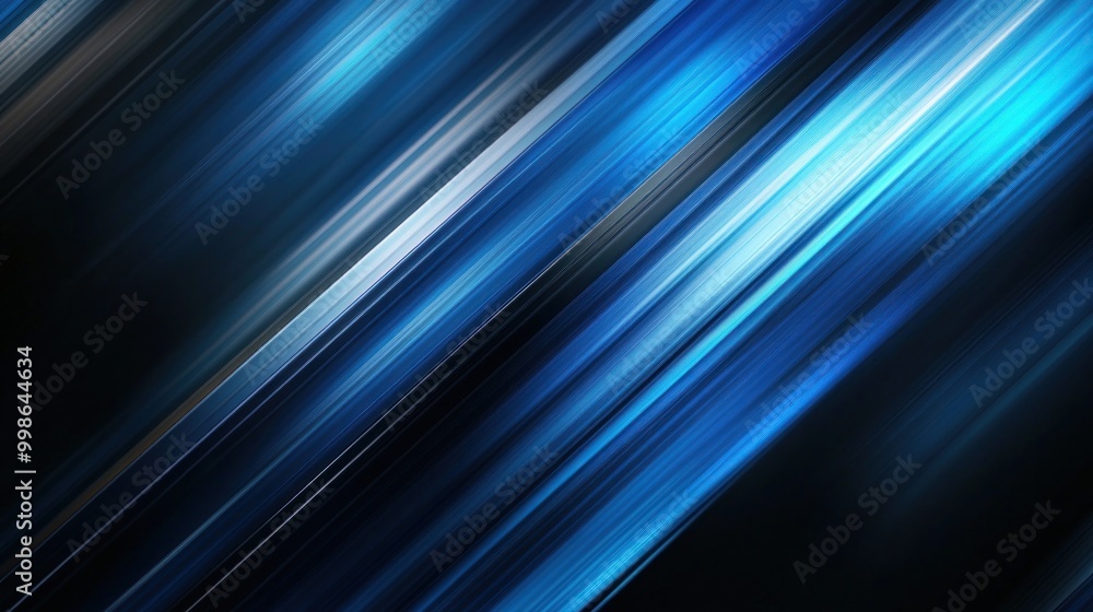 Abstract diagonal lines of blue and white with a dark blue background. Abstract diagonal lines of blue and white with a dark blue background.
