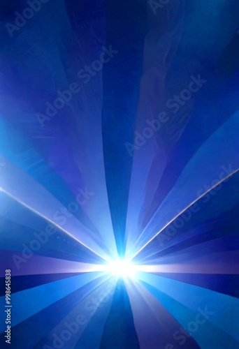 a vibrant abstract background with blue and purple hues, radiating light from a central point, creating a sense of depth and dimension photo