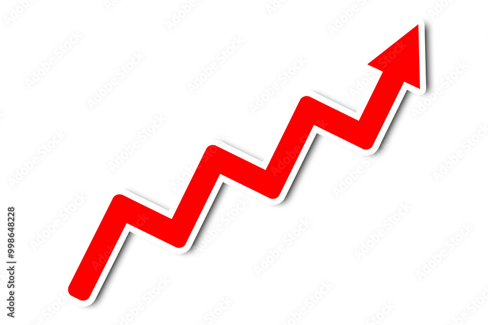 graph with arrow graph with arrow