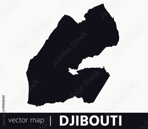 High Detailed Vector Map - Djibouti