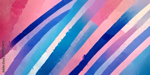 a vibrant abstract pattern composed of diagonal lines in various shades of pink, blue, and purple, creating a dynamic and visually striking composition