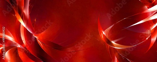 a vibrant abstract composition of red and orange hues, with a gradient effect transitioning from a deep red at the top to a lighter shade at the bottom dominated photo