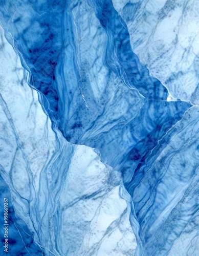 Wallpaper Mural a close-up view marble surface with a textured, blue-toned pattern The marble exhibits a mix of white and blue hues, with some areas appearing darker and more Torontodigital.ca