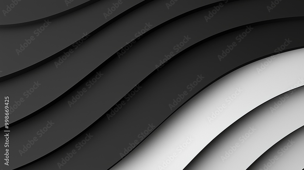 Abstract black and white waves create a modern, elegant design perfect for minimalist projects. Luxurious and trendy, suitable for banners, posters, and digital projects Abstract black and white waves create a modern, elegant design perfect for minimalist projects. Luxurious and trendy, suitable for banners, posters, and digital projects
