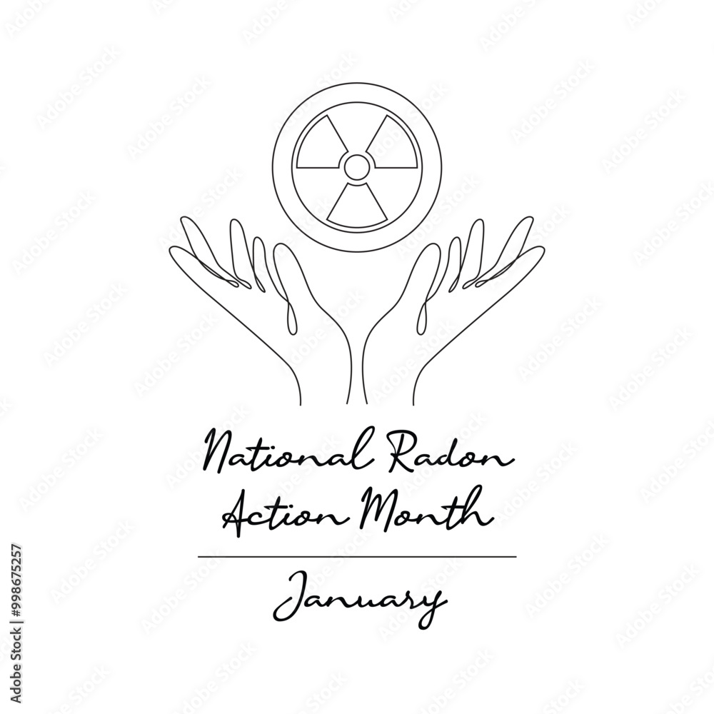 line art of national radon action month good for national radon action month celebrate. line art. line art of national radon action month good for national radon action month celebrate. line art.