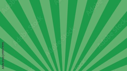 放射線　緑　シンプル　ベクター　背景