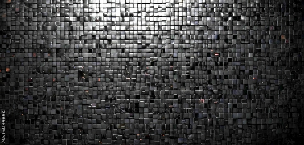 a dark, textured background composed of numerous small square tiles, creating a visually striking and abstract pattern a dark, textured background composed of numerous small square tiles, creating a visually striking and abstract pattern