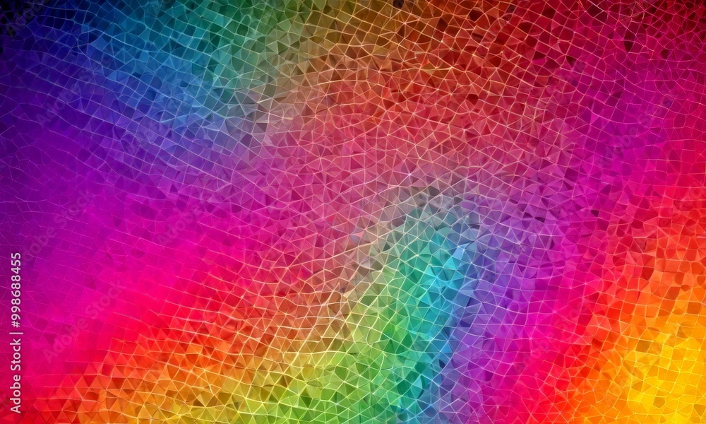 a vibrant mosaic pattern composed of small, colorful tiles arranged in a diagonal pattern The tiles display a spectrum of colors, transitioning from warm hues of red, orange, a vibrant mosaic pattern composed of small, colorful tiles arranged in a diagonal pattern The tiles display a spectrum of colors, transitioning from warm hues of red, orange,