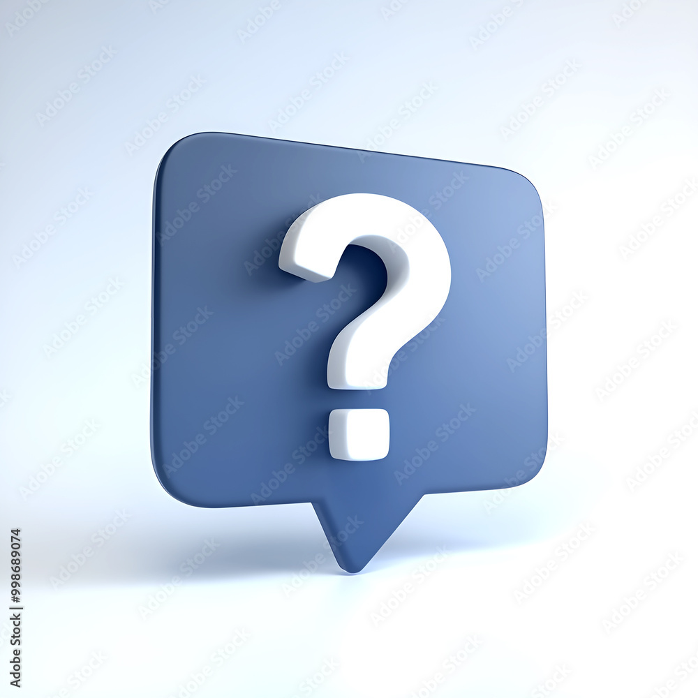 question mark icon, stock vector illustration flat design style question mark icon, stock vector illustration flat design style