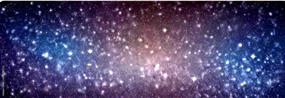 Fototapeta premium a starry night sky with numerous small white stars scattered across the dark background
